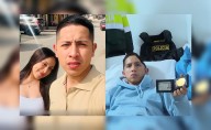 Novia de policía que sufrió daño cerebral tras brutal caída en comisaría revela cómo lo apoya en su recuperación: "Estaré con él hasta que me necesite"