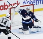 Jets’ Hellebuyck sidelined with knee issue