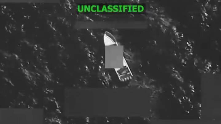 EU destruye otra "narcolancha" en el Pacífico