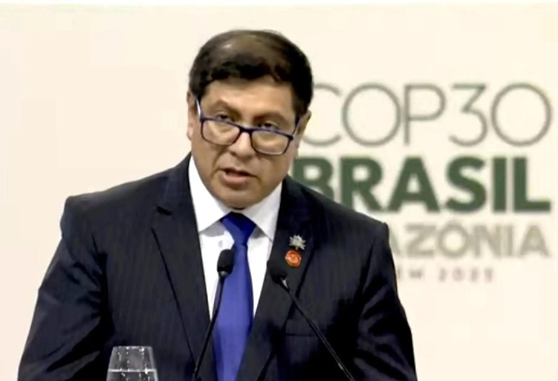 COP30: Perú avanza 40 % en implementación de adaptación y mitigación del cambio climático