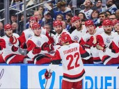 Hall, Stankoven score in 3rd period to rally Hurricanes to 5