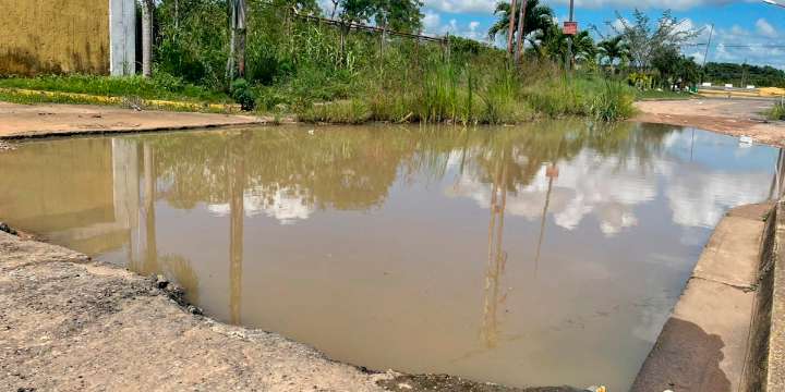 En una laguna se ha convertido la calle Tamanaco en MaturÃn