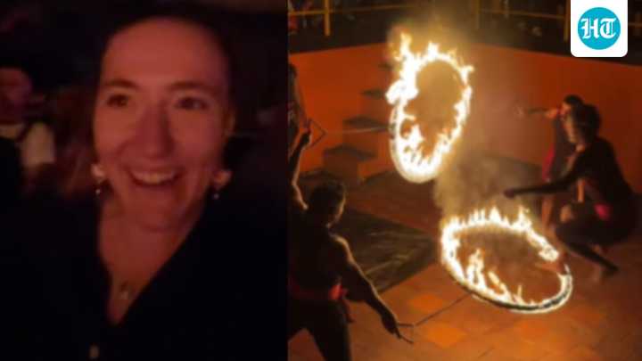 UK vlogger amazed after watching her first Kalaripayattu show in Kerala