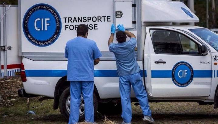 Operativo policial en Plaza Gurruchaga tras el hallazgo de un cuerpo