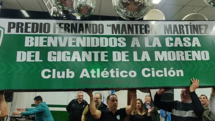 Es el turno del Club Ciclón