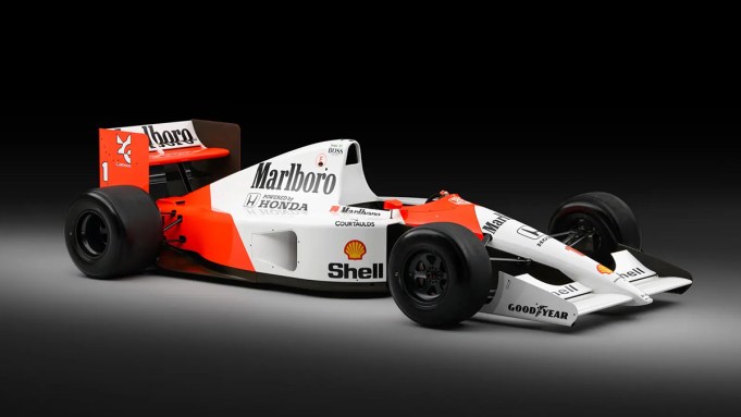 Ayrton Senna's 1991 McLaren MP4/6 Race Car Is Heading to Auction
