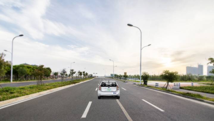 Biden Car Parade Just Lone Prius Driving Down Abandoned Highway