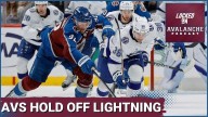Avalanche Hang On to End Lightning Win Streak, Remain at the Top of the League Standings.