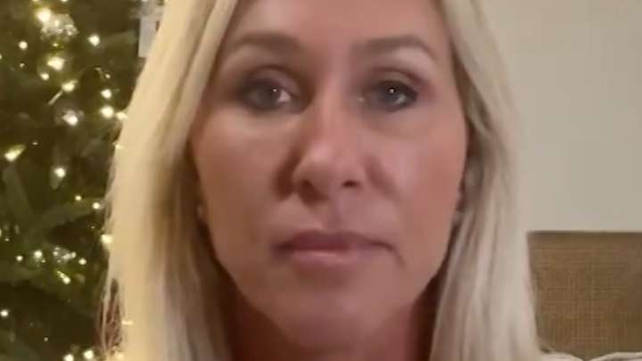 Marjorie Taylor Greene calls out Trump in her resignation video