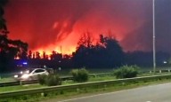 Impactante video: explotó una fábrica del polo industrial de Ezeiza