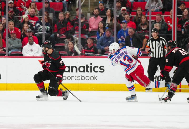 NHL Predictions: Nov 3 Carolina Hurricanes vs New York Rangers