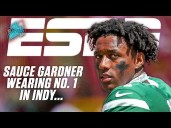 Pat's happy to see the Colts' No. 1 jersey legacy passed to Sauce Gardner 🤝