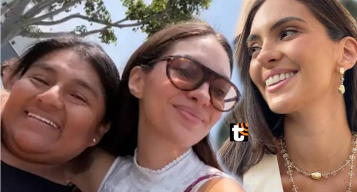 Natalie Vértiz celebra que su nana haya obtenido su visa y ¿anuncia viaje juntas?: “Habemus vacaciones” La conductora de televisión acompañó a la nana de sus hijos, ‘Boufi’, a la embajada donde le apr