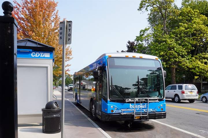 CDTA rolls out new QR code stickers at bus shelters
