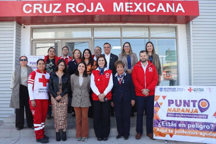 Habilita ICHMujeres cuatro “Puntos Naranja” en la Cruz Roja