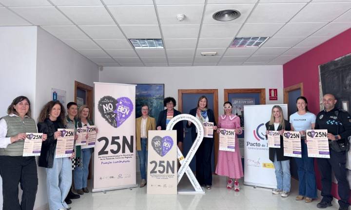 Puerto Lumbreras celebrará durante noviembre diversas actividades por el Día Internacional para la Eliminación de la Violencia contra las Mujeres