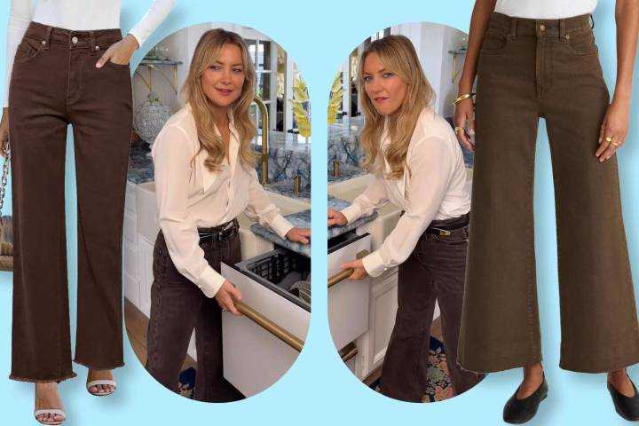 Kate Hudson Wore Brown Jeans: Get the Look from $22 at Amazon