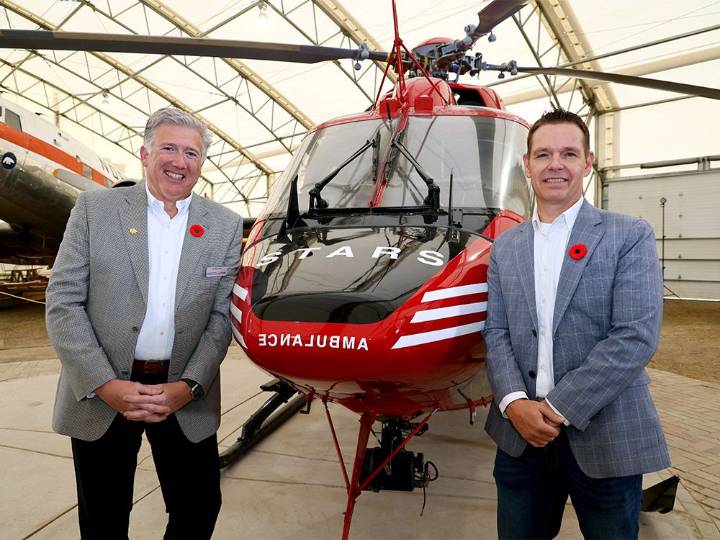 STARS donates one of its first helicopters to Hangar Flight Museum