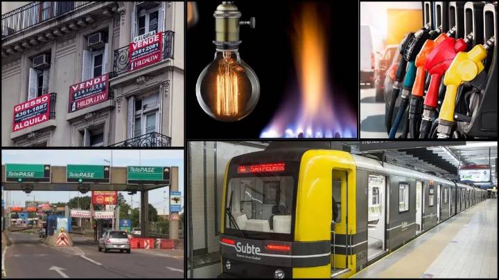 Gas, luz, transporte y más: todos los aumentos que se vienen en diciembre