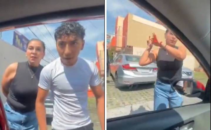 Madre e hijo agreden a conductora por un lugar de estacionamiento en Coacalco: "voy a llamar a una patrulla"
