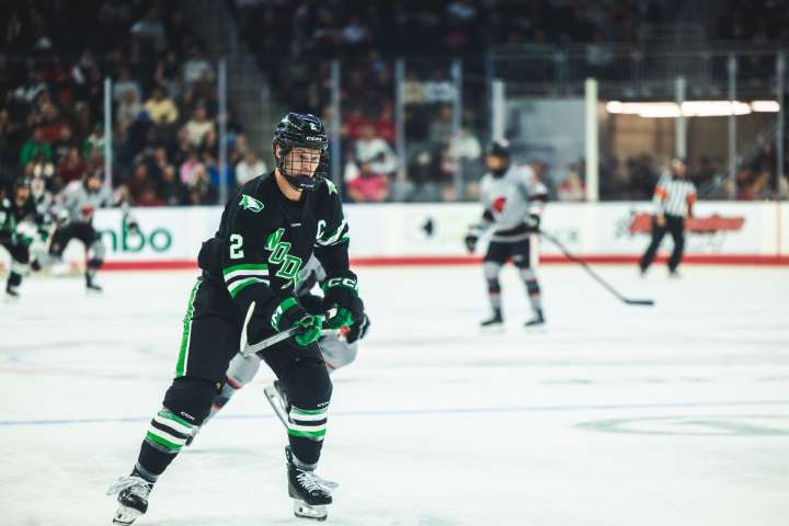 UND finishes sweep of Omaha behind Gibson Homer's 34 saves