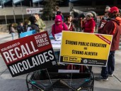 Calgarians gather in protest of UCP tactics