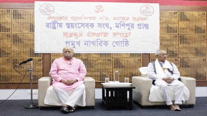 Efforts are underway both at community and societal level to restore stability in Manipur: Dr. Mohan Bhagwat