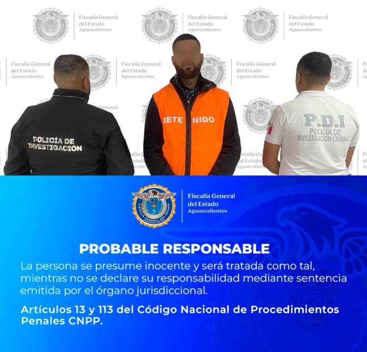 Lo buscaban en Jalisco por desaparición de personas y fue detenido en Aguascalientes