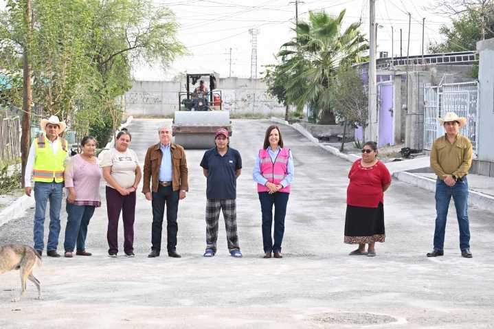 Sari Pérez Cantú supervisa obras y mejoras en Frontera