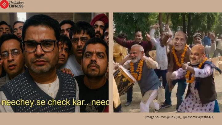 Bihar Election Results 2025: As NDA dominates early leads, social media turns counting day into meme fest