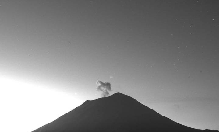 Popocatépetl reporta actividad baja en Amarillo Fase 2