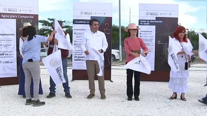 Sheinbaum Da Banderazo de Arranque del Acueducto de Campeche: Puntos Clave del Proyecto