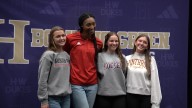 Four Lady Purples sign to continue their athletic careers