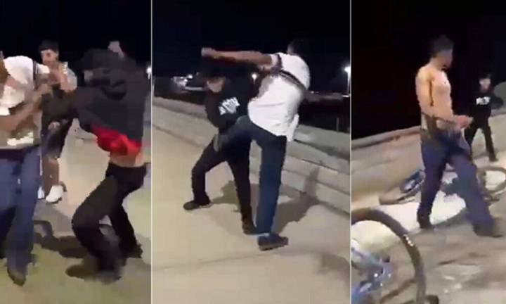 El video de la pelea con cuchillos en Necochea en la que mataron a un adolescente