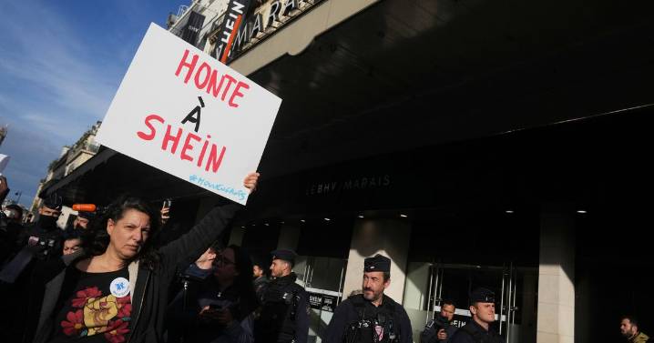 Shein BANNED in France on opening day over sale of 'childlike sex dolls'