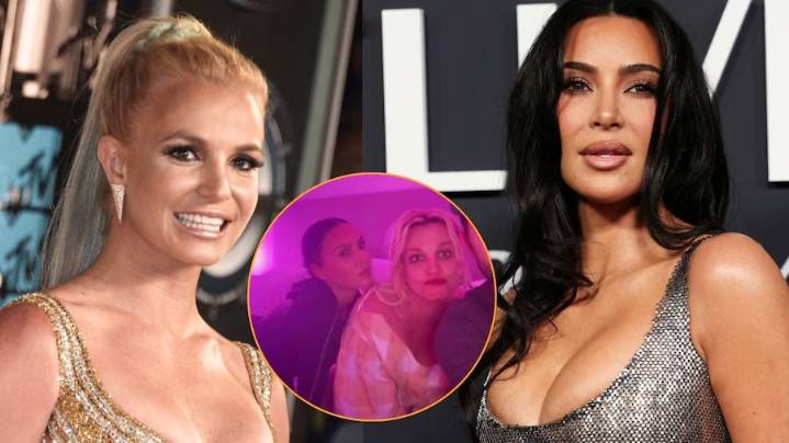 Britney Spears apareció junto a Kim y Khloé Kardashian y la foto causó revuelo en las redes sociales