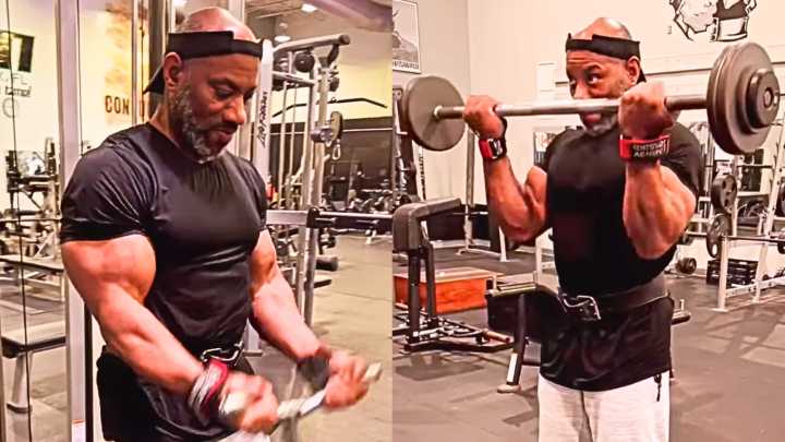 Dexter Jackson Hits Intense Arm Workout, Shows Off Latest Biceps Gains in Retirement at 55