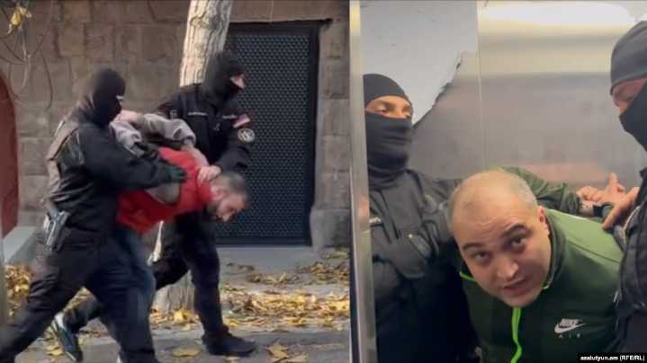 El régimen de Nikol Pashinyan encarceló a los periodistas Narek Samsonyan y Vazgen Saghatelyan por criticar a Alen Simonyan