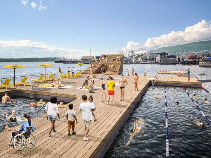 New 'first of its kind' swimming deck planned for Burrard Inlet