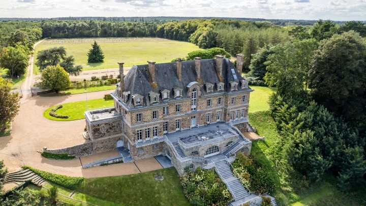 The pink granite chateau that the Cointreau family built in the Loire Valley is for sale at £3.5 million