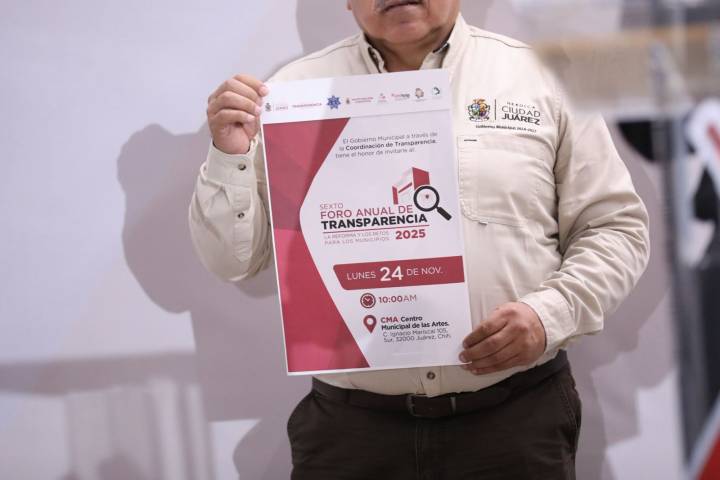 Invitan al Sexto Foro Anual de Transparencia 2025: “La reforma y los retos para los municipios”