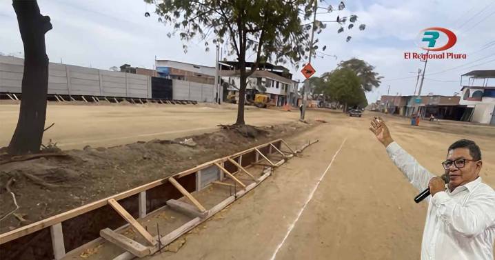 Colegio de Arquitectos alerta deficiencias técnicas en obra de pavimentación de la avenida Buenos Aires en Sullana
