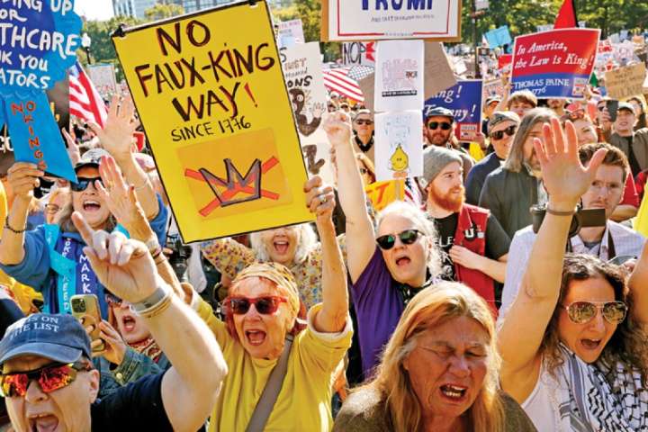 The demonstrators and democracy