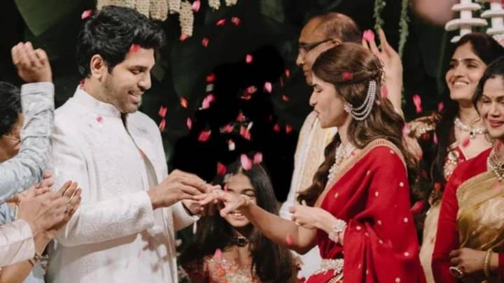 Allu Sirish Shares Engagement Pics With Girlfriend Nayanika, Calls Her 'Love Of My Life'