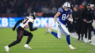 Tyler Warren makes big plays in less than perfect situations vs Falcons