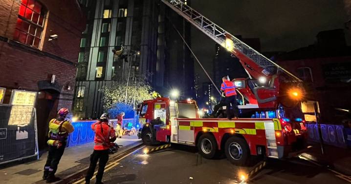 Man falls into Manchester City Centre river at 2am sparking huge emergency response