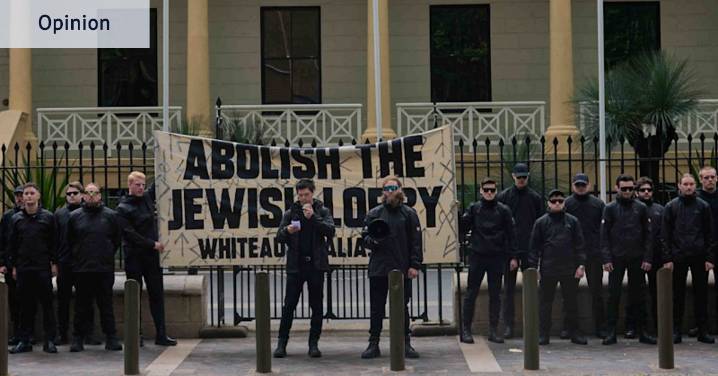 Neo-Nazi protest on NSW Parliament House steps means we just witnessed state