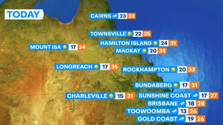 National weather forecast for Tuesday November 18