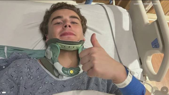 'I should have died on that ice' | Macon Mayhem player undergoes successful surgery after spine injury during home game