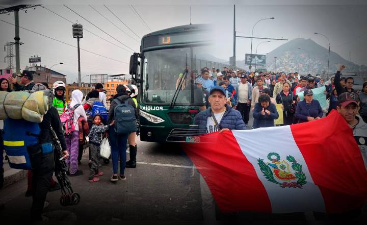 Paro de transportistas en Lima y Callao provoca desde marchas hasta clases virtuales en 14 distritos